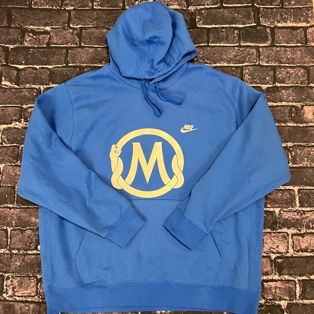 Nike RARE Mamba Sports Academy Kobe Bryant Mens 2XL Blue Pullover Hoodie NEW